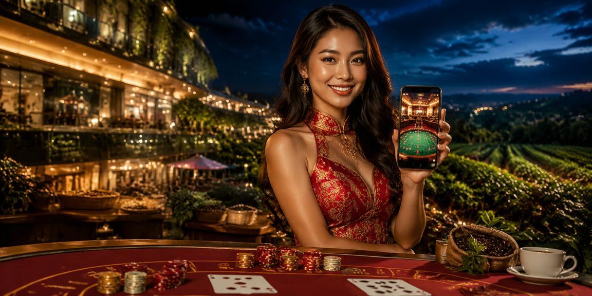 Không gian lounge casino TP. Hồ Chí Minh buổi tối – chơi game có trách nhiệm