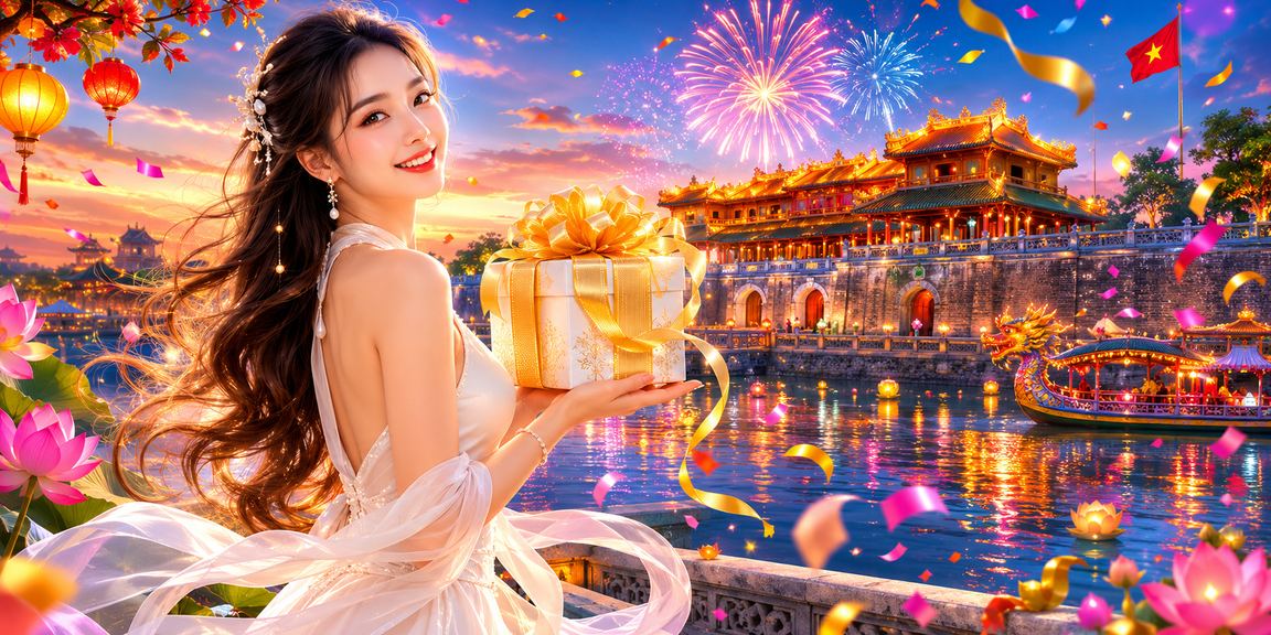 Người chơi tận hưởng trò chơi giải trí có trách nhiệm tại lễ hội Huế