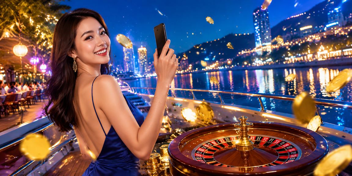 Người chơi Roulette tại Vũng Tàu thưởng thức cà phê và theo dõi bàn live casino